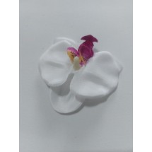 Головка орхидеи 7 см цв. белый, цена за 1 шт